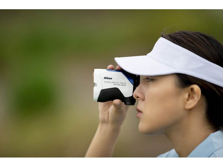 Nikon Coolshot Pro II Stabilized Golf laser rangefinder at Crutchfield