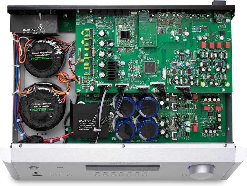 Rotel RC-1590 MKII (Silver) Stereo preamplifier with built-in DAC
