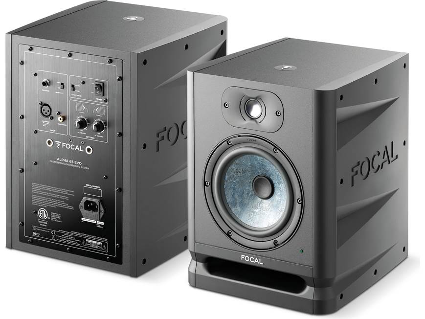 Focal Alpha 65 Evo Powered studio monitor with 6-1/2
