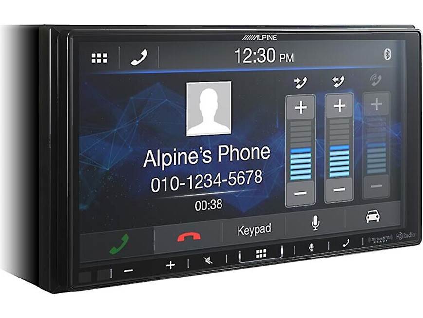 Alpine iLX-407 and 4-channel Amp Package Includes iLX-407