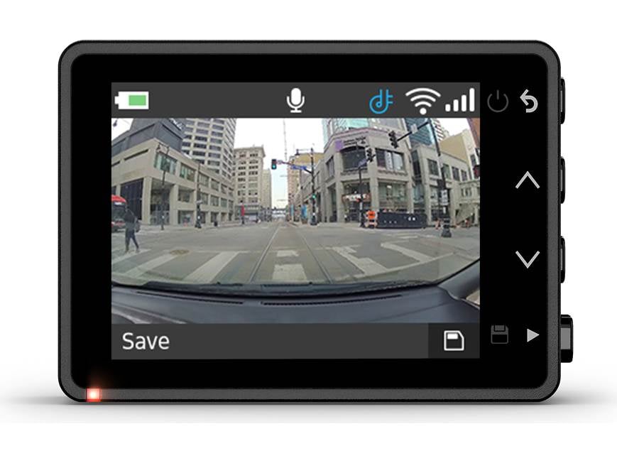 Garmin Dash Cam™ 47 HD dash cam with Bluetooth® and GPS at Crutchfield