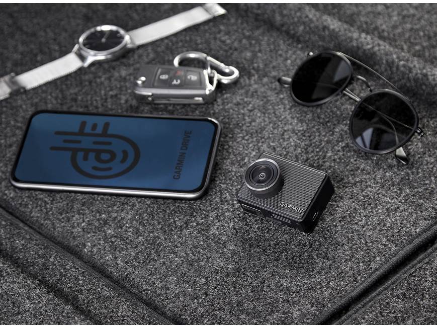 Garmin Dash Cam™ 47 HD dash cam with Bluetooth® and GPS at Crutchfield