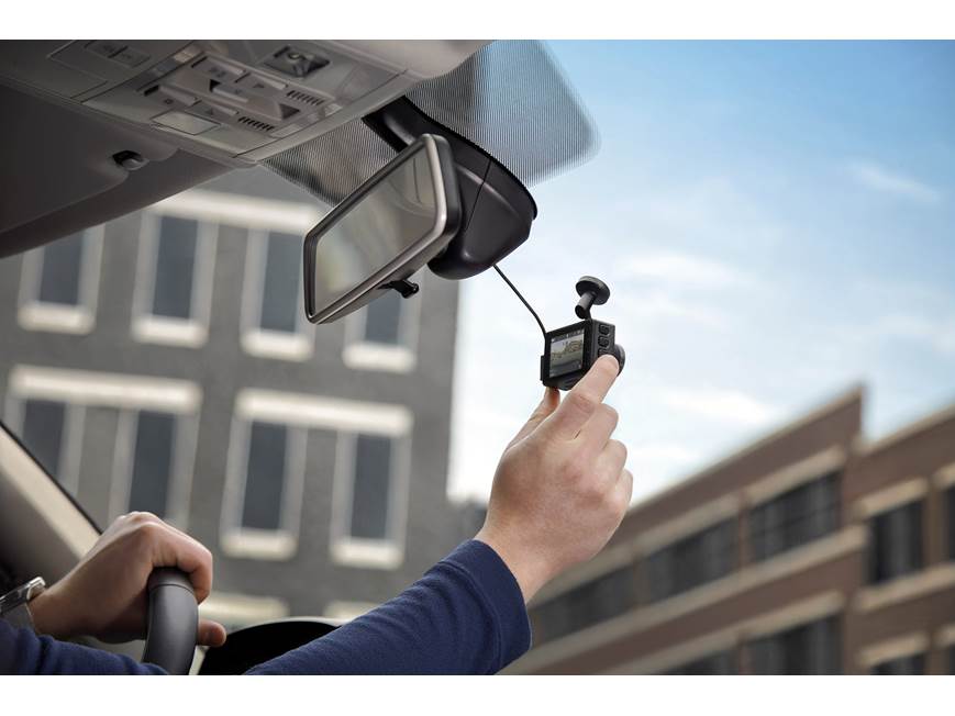 Garmin Dash Cam™ 47 HD dash cam with Bluetooth® and GPS at Crutchfield