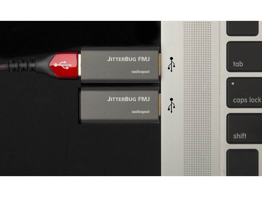AudioQuest JitterBug FMJ USB noise filter at Crutchfield