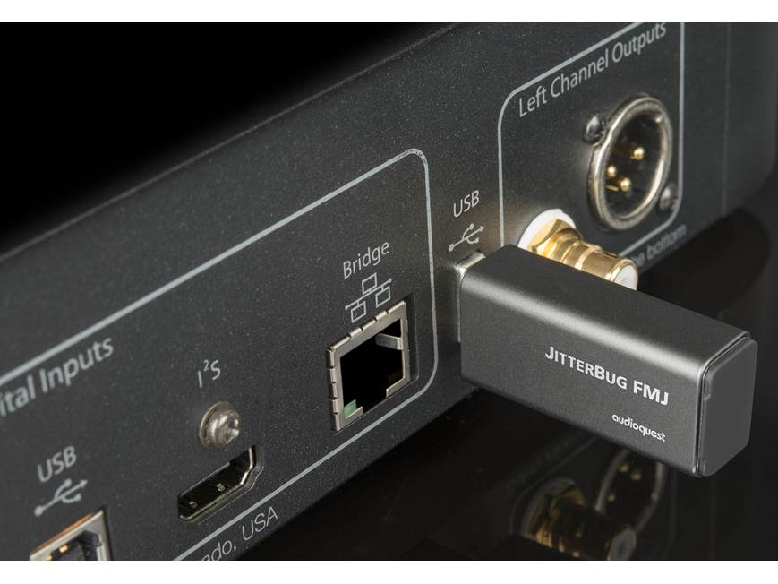 AudioQuest JitterBug FMJ USB noise filter at Crutchfield