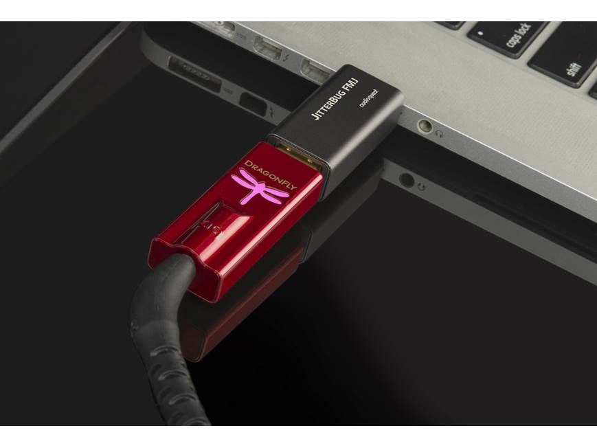 AudioQuest JitterBug FMJ USB noise filter at Crutchfield
