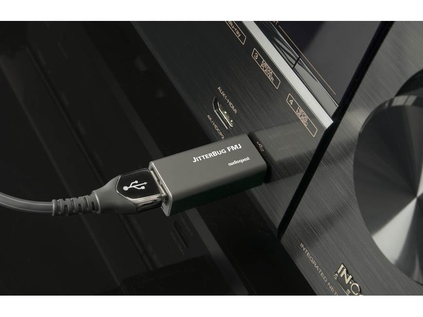 AudioQuest JitterBug FMJ USB noise filter at Crutchfield