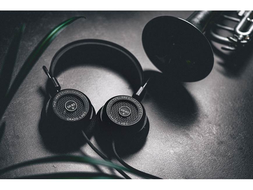Grado SR80x Prestige Series on-ear headphones at Crutchfield