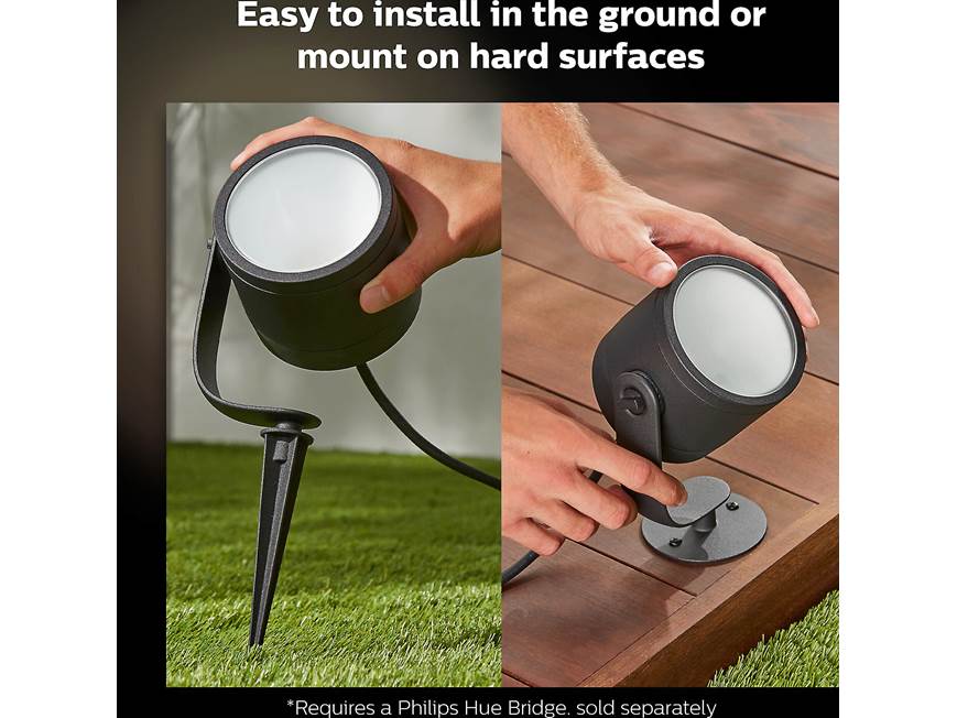 Philips Hue Lily XL White/Color Outdoor Extension Spotlight (1050