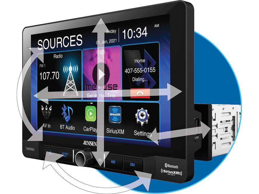 Jensen CAR910X Digital multimedia receiver (does not play discs