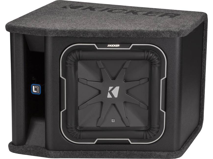 Kicker Q-Class 41VL7122 (Black/Light Gray) Ported enclosure with