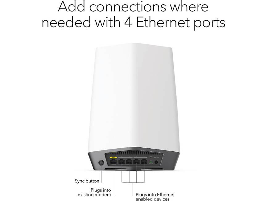 NETGEAR Orbi Pro AX6000 Router (SXR80) Enterprise-class tri-band