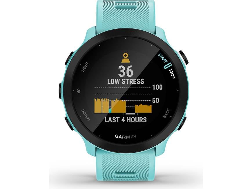 Garmin Forerunner 55 (Aqua) GPS running smartwatch (Aqua) at