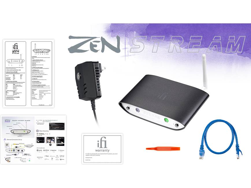 iFi Zen Stream Streaming music player with Wi-Fi® and Apple