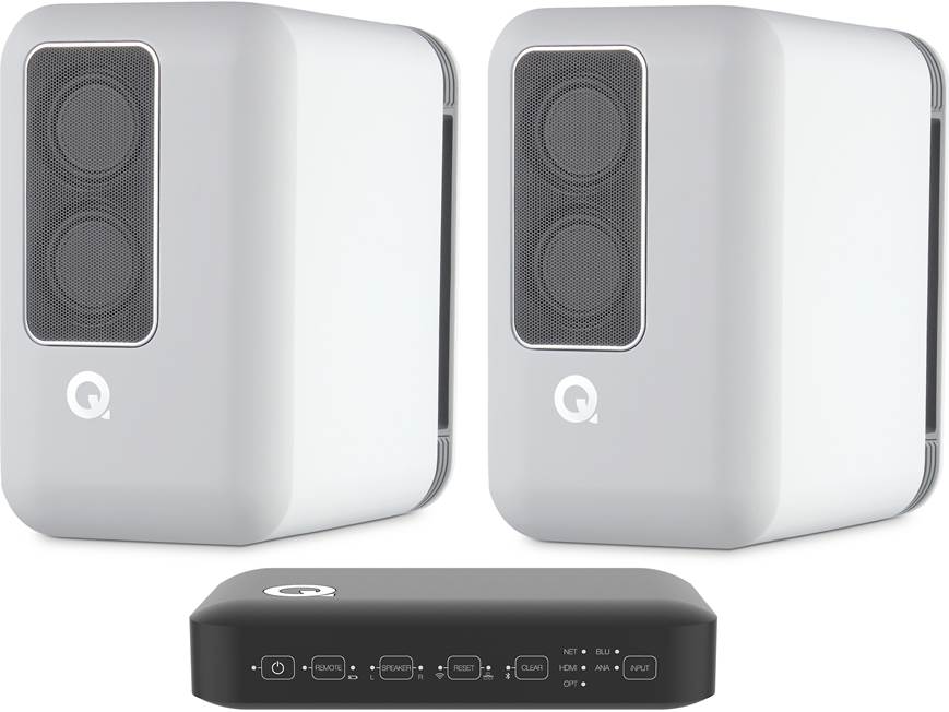 Q Acoustics Q Active 200 System (White) Powered stereo speakers