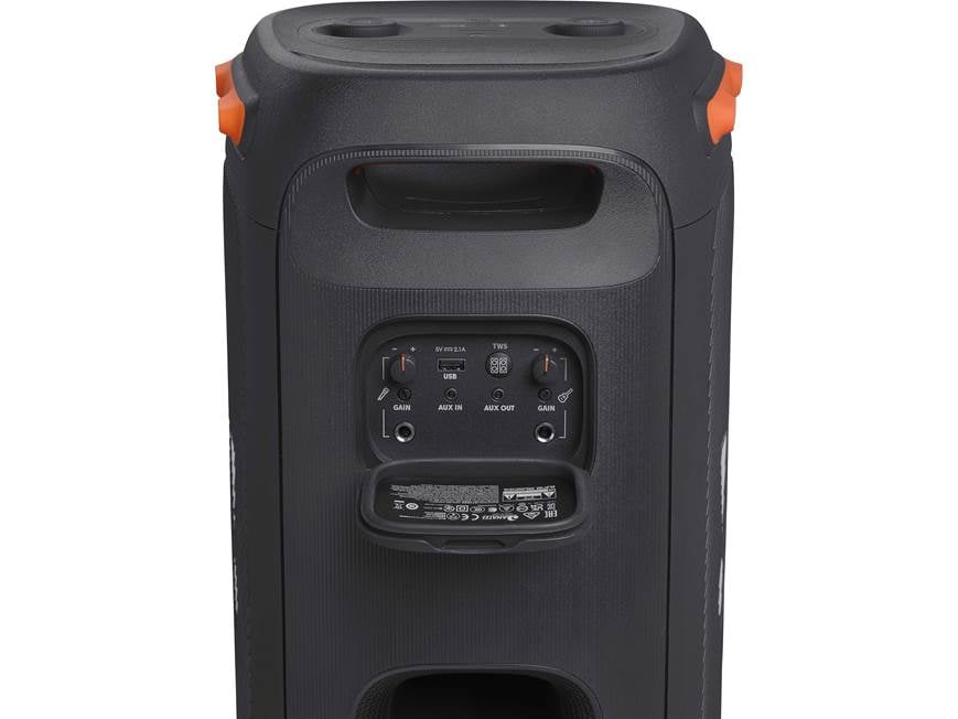 JBL PartyBox 110 Portable Bluetooth® speaker with light display at