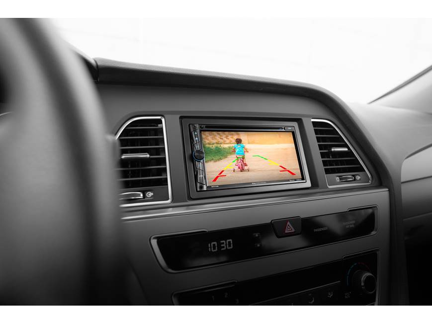 Boss BV775BLC Package DVD receiver and backup camera at Crutchfield