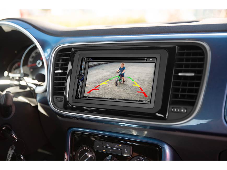 Boss BV775BLC Package DVD receiver and backup camera at Crutchfield