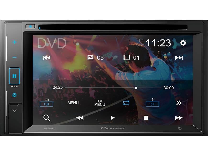 Pioneer AVH-241EX DVD receiver at Crutchfield