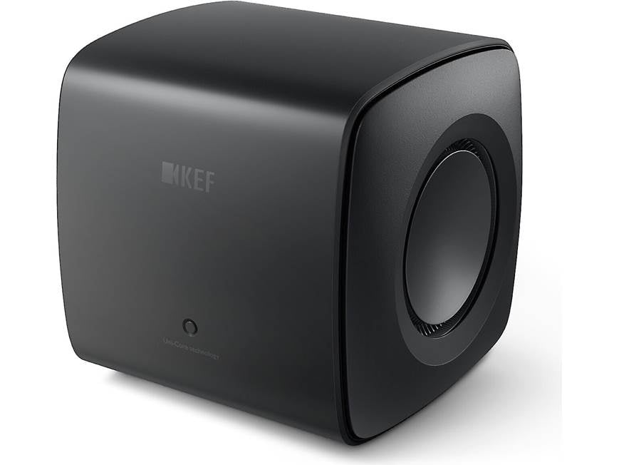KEF KC62 (Carbon Black) Compact powered subwoofer with digital