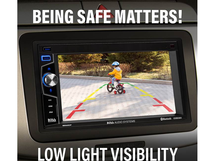 BOSS Audio BE62CP-C Digital multimedia receiver with backup cam at