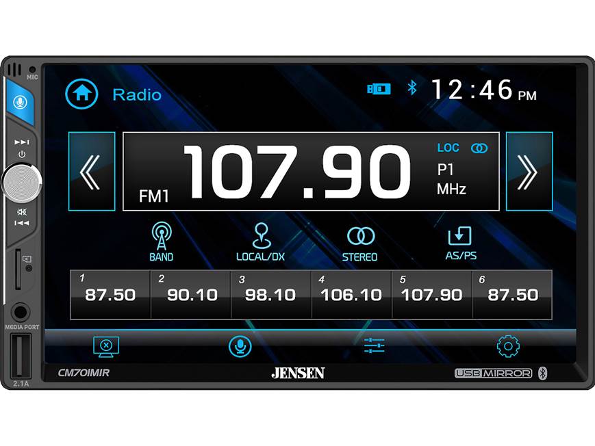Jensen CM701MIR Digital multimedia receiver with 7