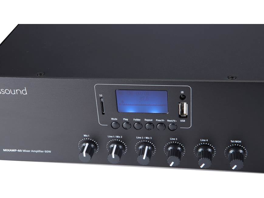 Russound MIXAMP-60 6-input commercial mixer/amplifier with MP3