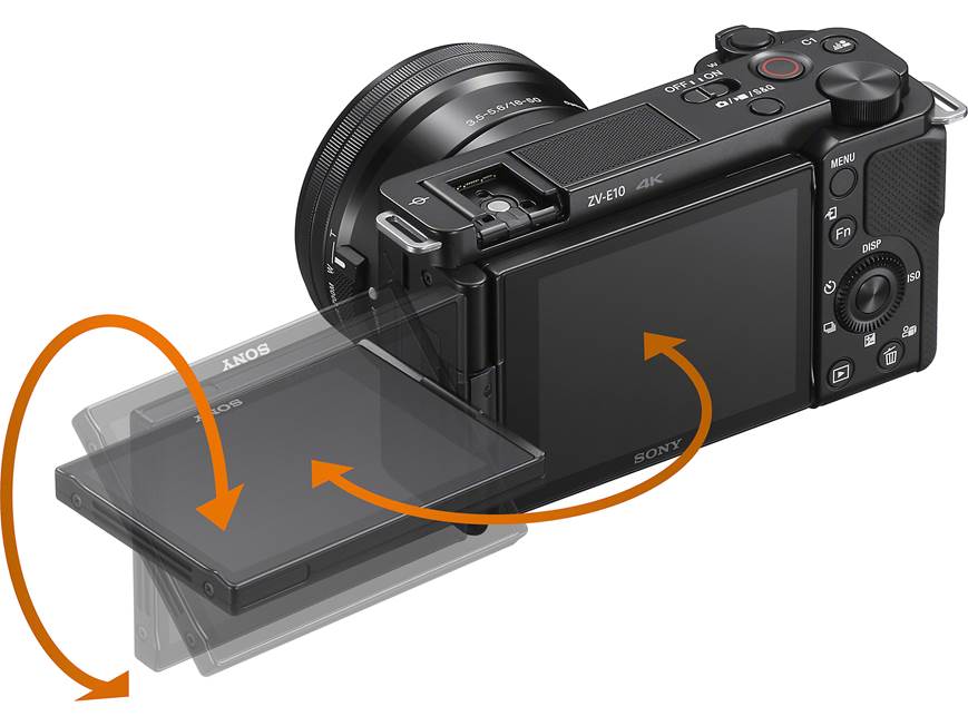 Sony Alpha ZV-E10 OSS II Zoom Lens Kit (Black) 25-megapixel