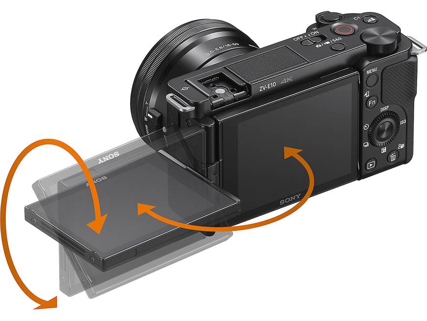 Sony Alpha ZV-E10 Vlog Camera Kit (Black) 25-megapixel mirrorless