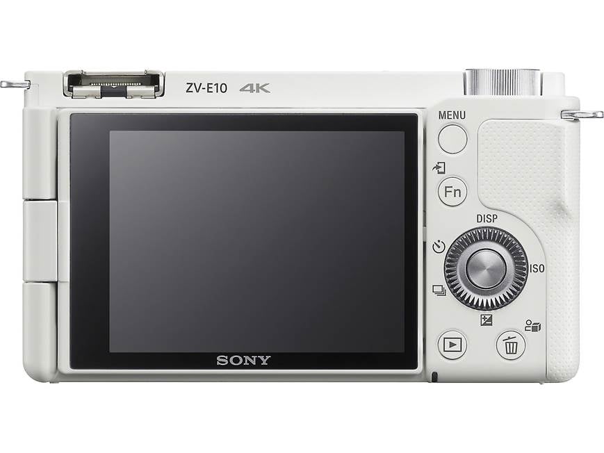 Sony Alpha ZV-E10 Vlog Camera Kit (White) 25-megapixel mirrorless