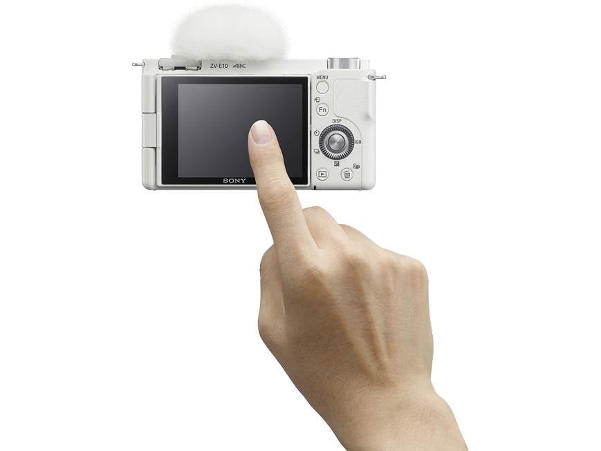 Sony Alpha ZV-E10 Vlog Camera (no lens included) (White) 25