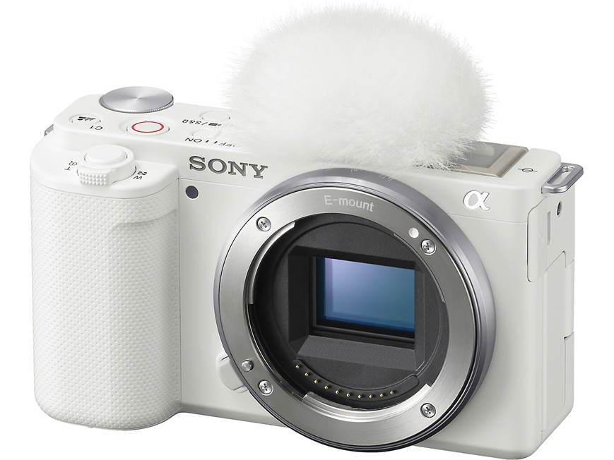 Sony Alpha ZV-E10 Vlog Camera (no lens included) (White) 25