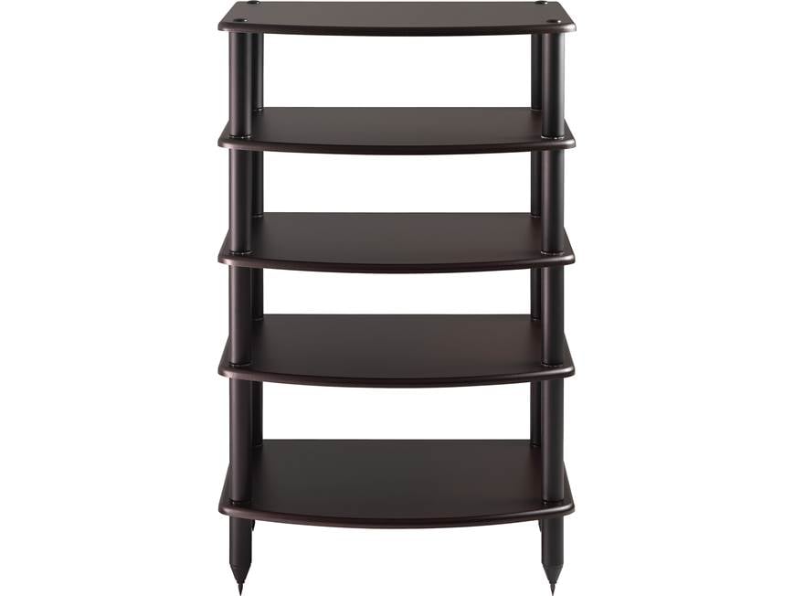 Pangea Audio Vulcan Audio Rack (Espresso/Black Posts) Modular 5