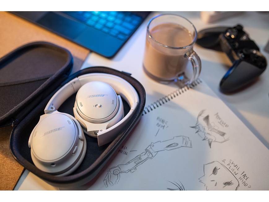 Bose® QuietComfort® 45 (White) Over-ear Bluetooth® wireless noise