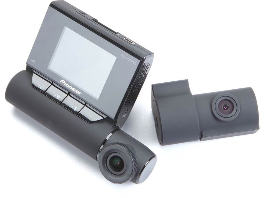 Pioneer VREC-DZ700DC HD dashcam with GPS, Wi-Fi, and second HD