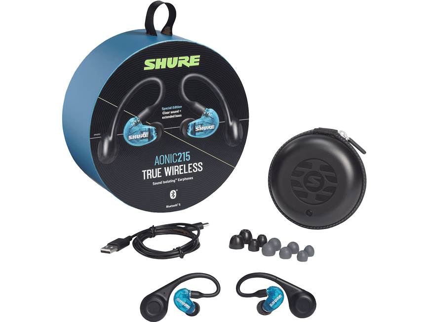 Shure AONIC 215 (Gen 2) (Blue) True wireless Sound Isolating