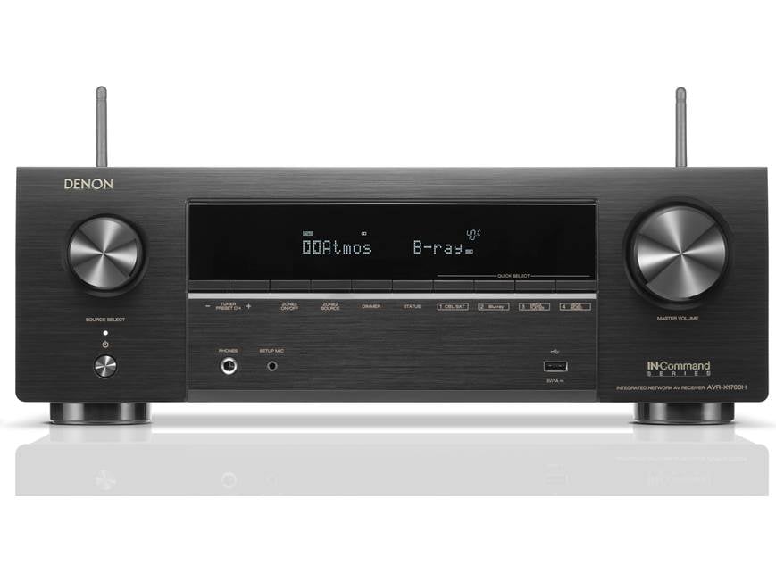 DENON AVアンプ AVR-X1700H Denon AVR-X1700H 7.2-channel home theater receiver with Wi-Fi
