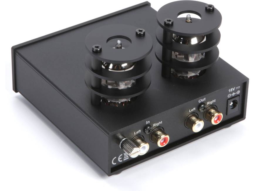 Pro-Ject Tube Box S2 (Black) Vacuum tube phono preamplifier for