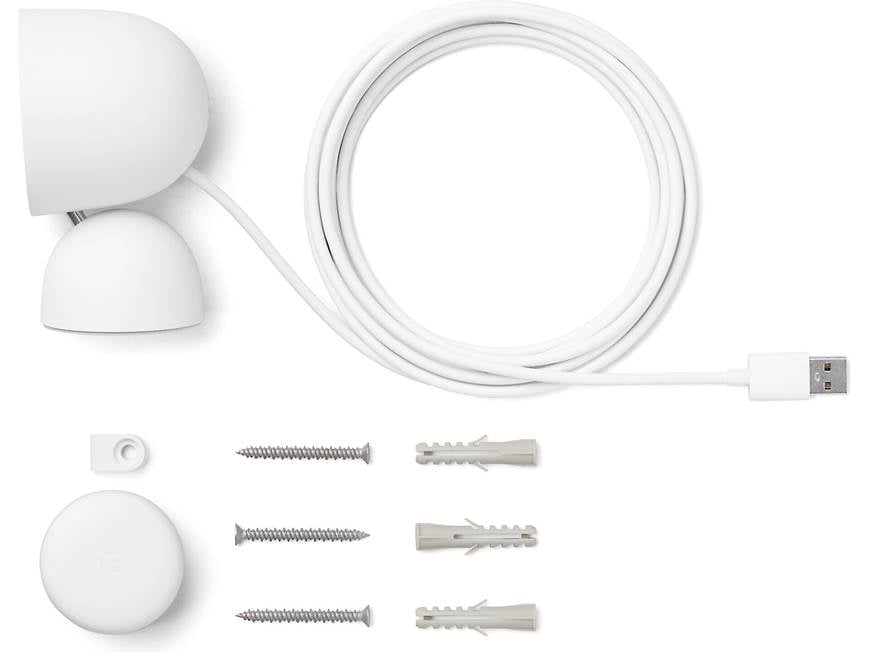 Google Nest Indoor Cam (Wired) (White) Plug-in indoor security