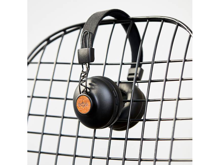 House of Marley Positive Vibration 2 (Black) Wireless Bluetooth on-ear  headphones (Black) at Crutchfield