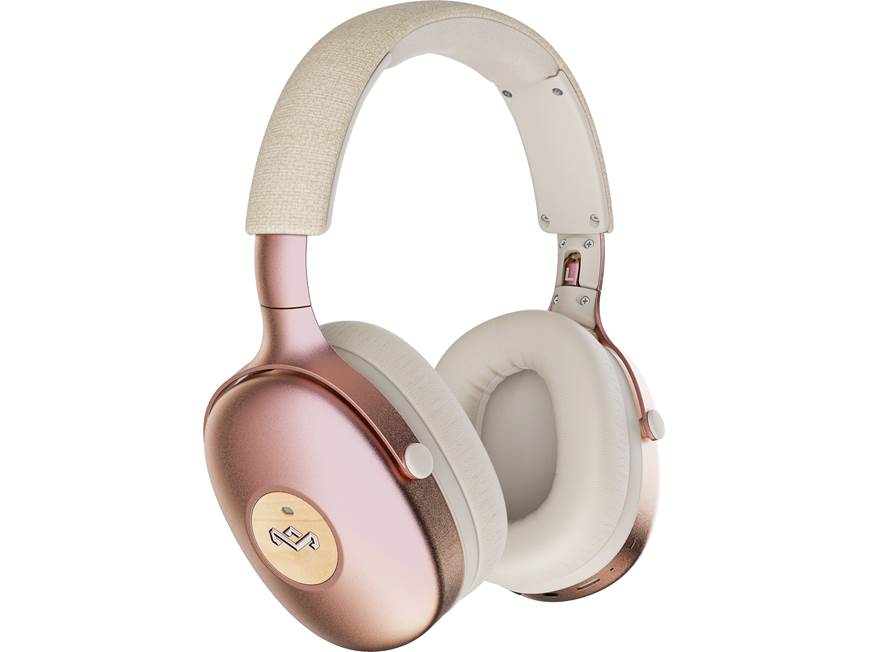 House of Marley Positive Vibration XL ANC (Copper) Wireless Bluetooth  over-ear headphones with active noise-canceling (Copper) at Crutchfield
