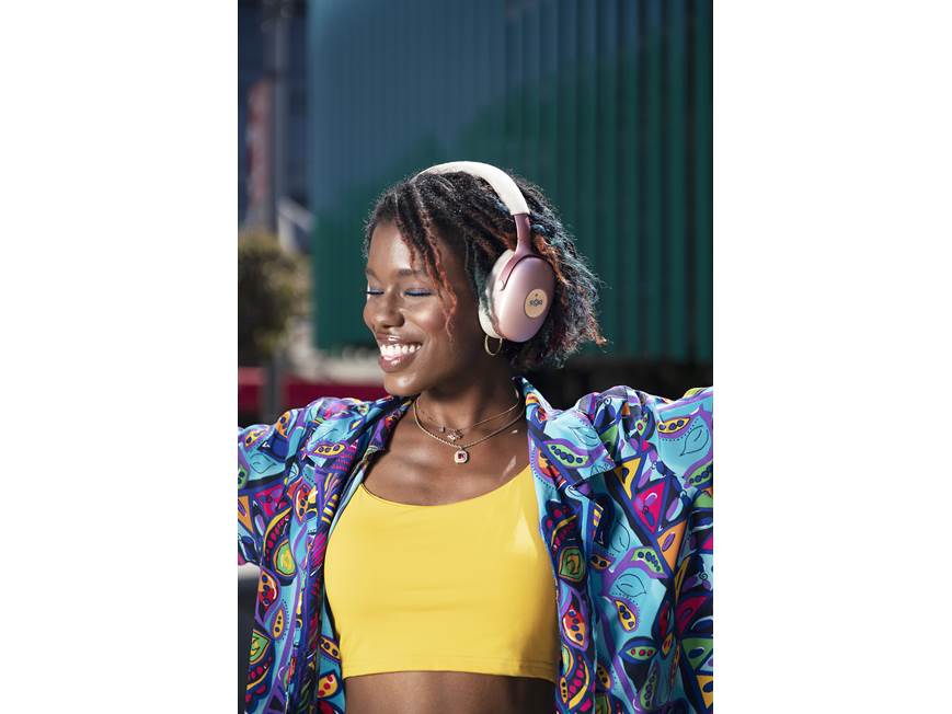 House of Marley Positive Vibration XL ANC (Copper) Wireless Bluetooth®  over-ear headphones with active noise-canceling (Copper) at Crutchfield