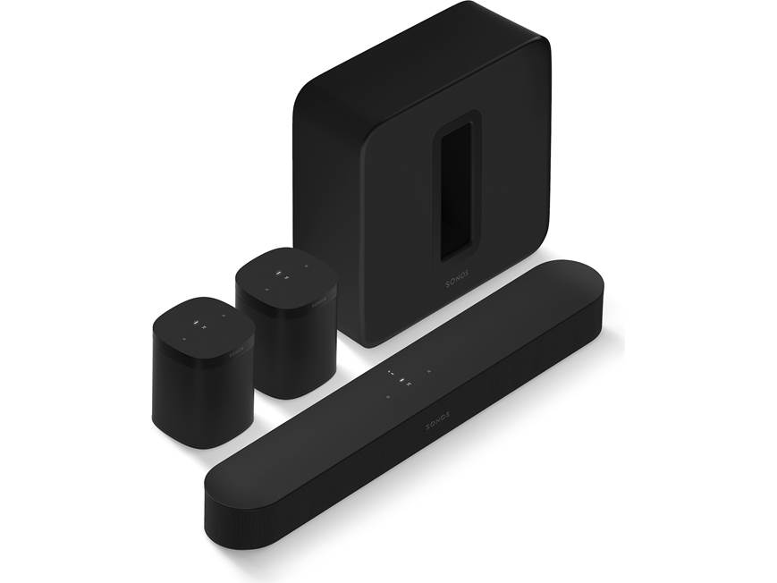 Sonos Beam 5.1 Home Theater Bundle (Black) Includes Sonos Beam