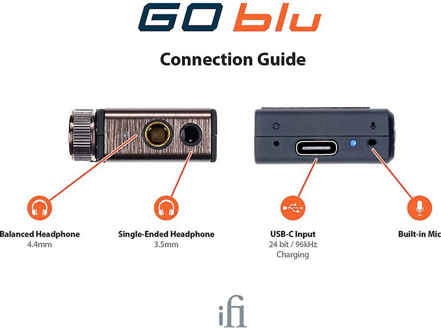 iFi Go blu Portable headphone amp/DAC with Bluetooth® at Crutchfield
