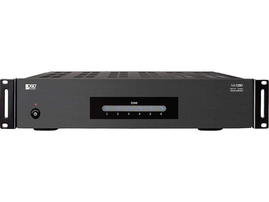 OSD MX1280 6-zone, 12-channel multi-room power amplifier at