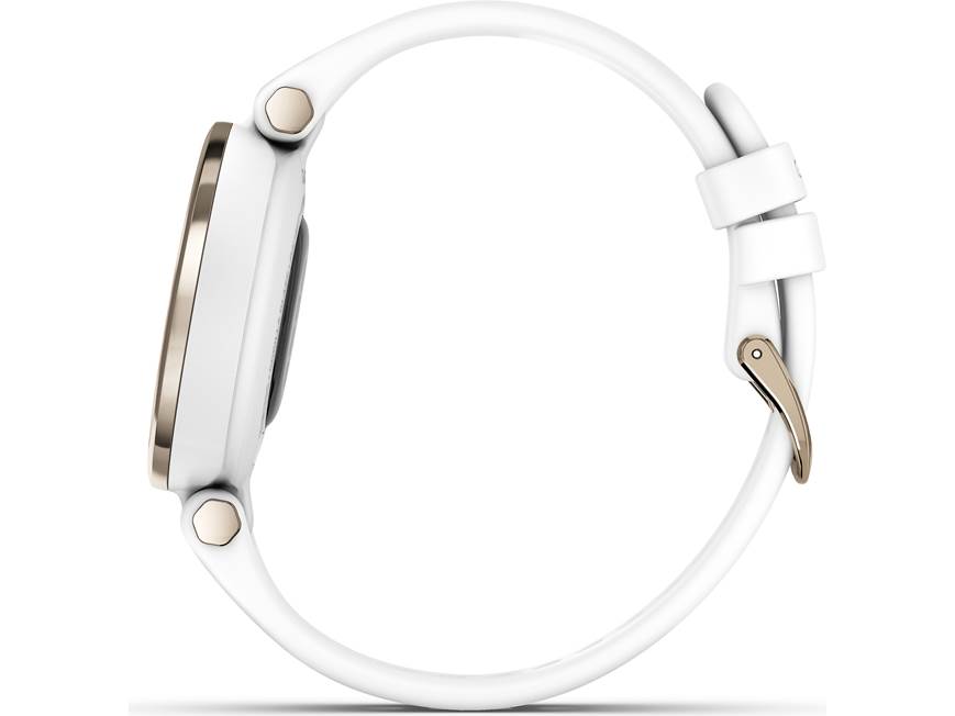 GARMIN Lily Sport ホワイト Garmin Lily (Sport Edition, Cream Gold, white silicone band