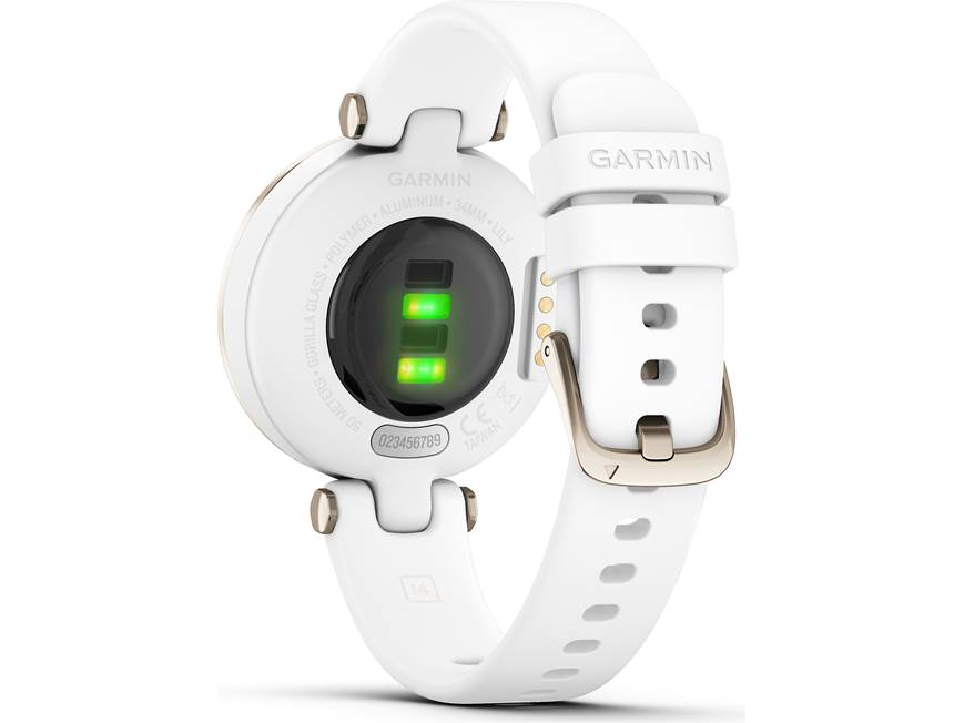 GARMIN Lily Sport ホワイト Garmin Lily (Sport Edition, Cream Gold, white silicone band