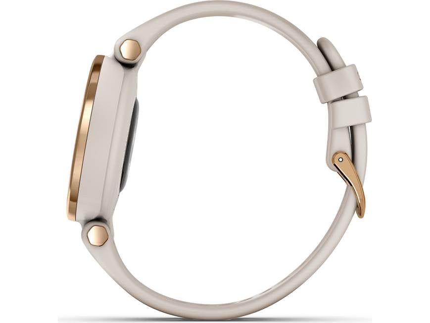 Garmin Lily (Sport Edition, Rose Gold, light sand silicone band