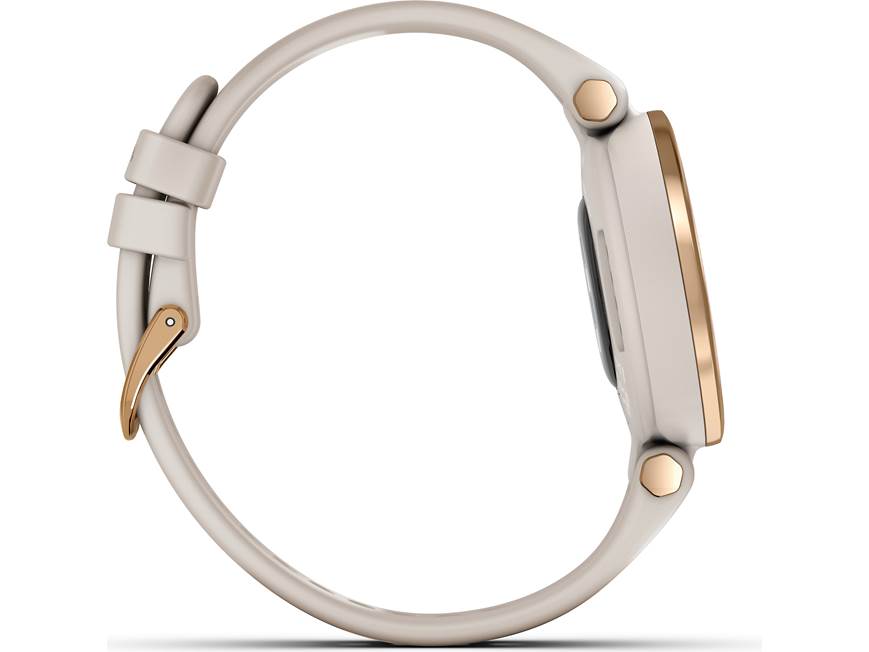 Garmin Lily (Sport Edition, Rose Gold, light sand silicone band