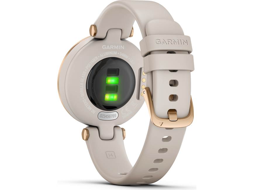 Garmin Lily (Sport Edition, Rose Gold, light sand silicone band